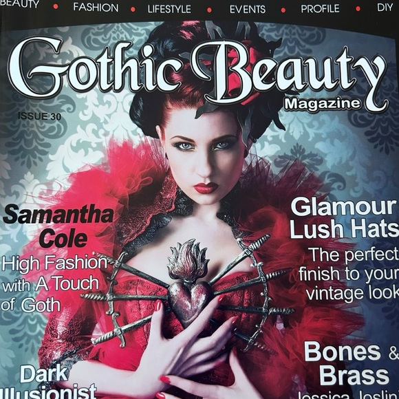 Gothic Beauty Magazine Issue 30 2010 Indie Alternative Goth Scene Beauty Fashion - Picture 6 of 6
